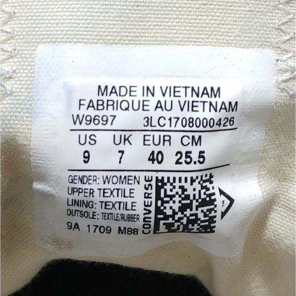 Converse All Star Women's Size 9 Navy Blue Canvas Lace Up Sneakers - Picture 8 of 9